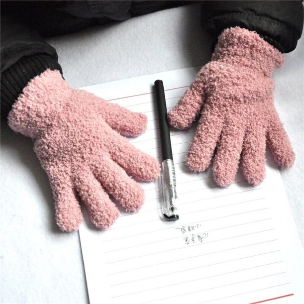 Fingerhandschuhe für Kinder rosa