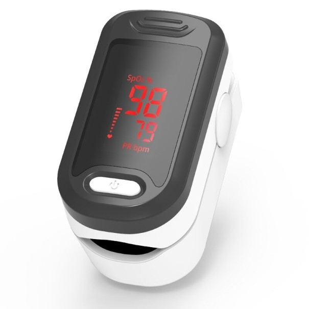 Fingerpulsoximeter J412 sort
