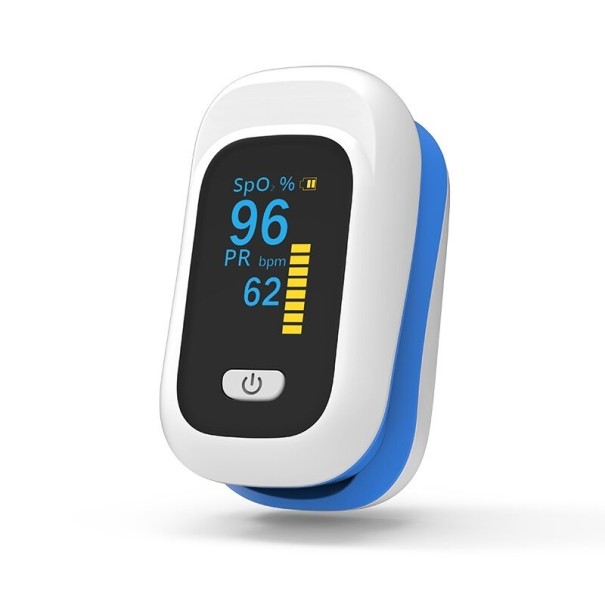Fingerpulsoximeter J414 blå