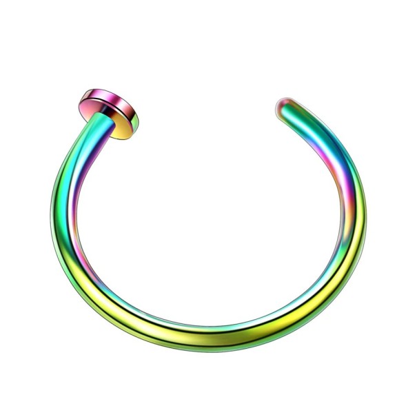 Finto piercing per labbra arcobaleno