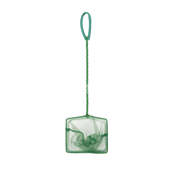 Firkantet akvarienet 13 x 11 x 29 cm fint net til akvariefisk lille fiskenet med plastikhåndtag akvarieudstyr 1