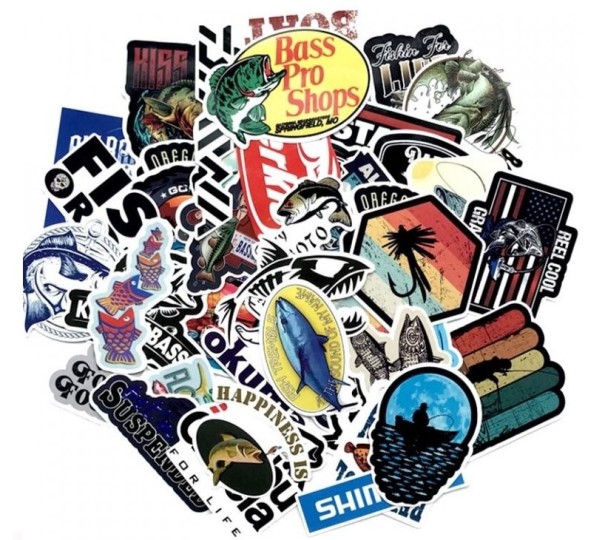 Fishing Stickers 50 pcs 2