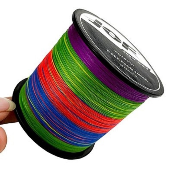 Fiskeline 100 m flerfarvet 0,5 mm