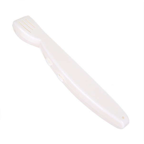Fiskformad tandborstfodral vit