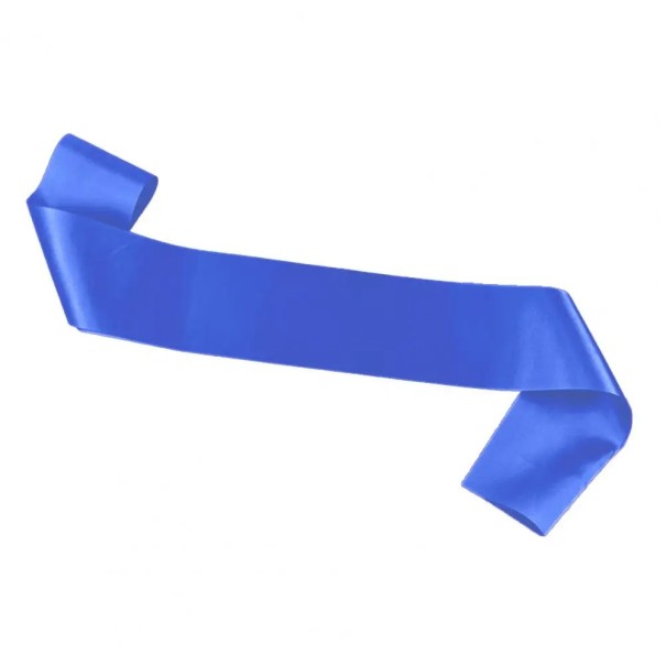 Fita de festa unicolor 158 x 9,5 cm Fita têxtil sem impressão para despedida de solteira Celebração Acessório de casamento azul escuro
