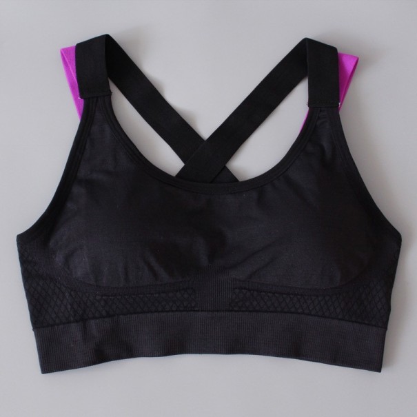 Fitness-bh til kvinder J2324 sort M