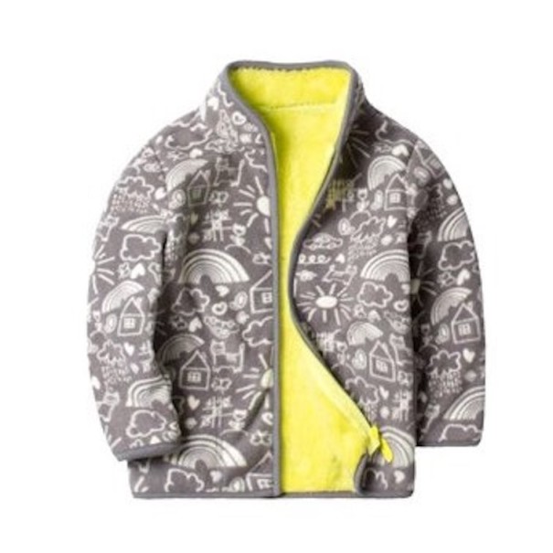 Fiú fleece dzseki J1931 szürke 3