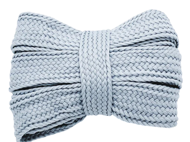 Flache breite Schnürsenkel 120 x 2 cm Polyester Mode Schnürsenkel für Sneakers Schuhe Bunte Schnürsenkel DIY Zubehör Kleidung grau