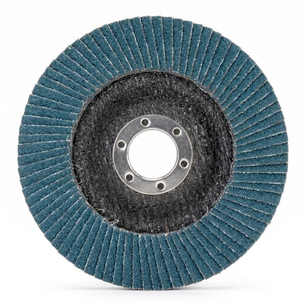 Flache Lamellen-Schleifscheiben 125 mm 10 Stk Körnung 120 Loch 22 mm Blau Für Winkelschleifer zum Schleifen von Metall, Holz und Kunststoff 1