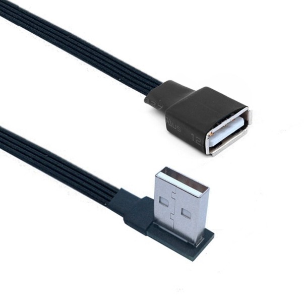 Flaches Verlängerungskabel USB 2.0 M/F 1 m 4