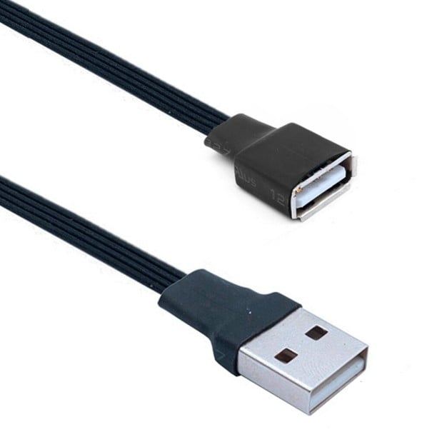 Flaches Verlängerungskabel USB 2.0 M/F 1 m 5