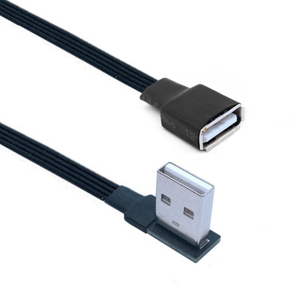 Flaches Verlängerungskabel USB 2.0 M/F 30 cm 3