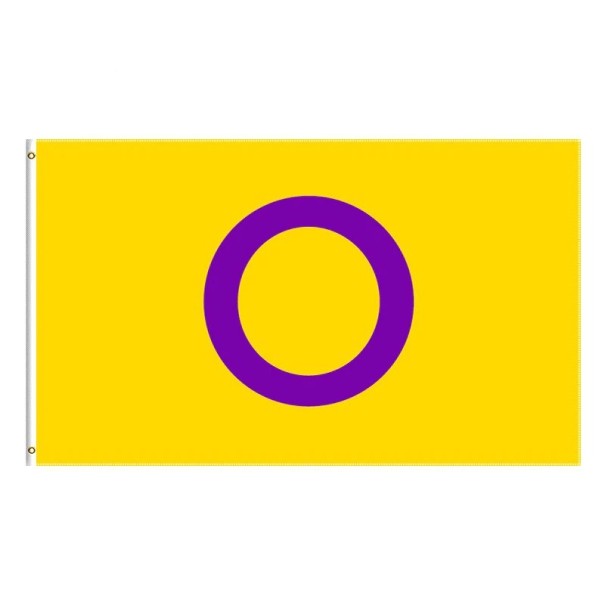 Flaga dumy interseksualnej 60 x 90 cm 1