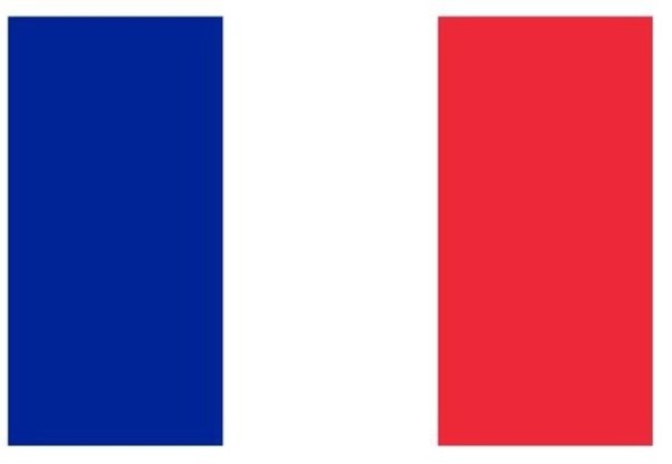 Flaga Francji 60 x 90 cm 1