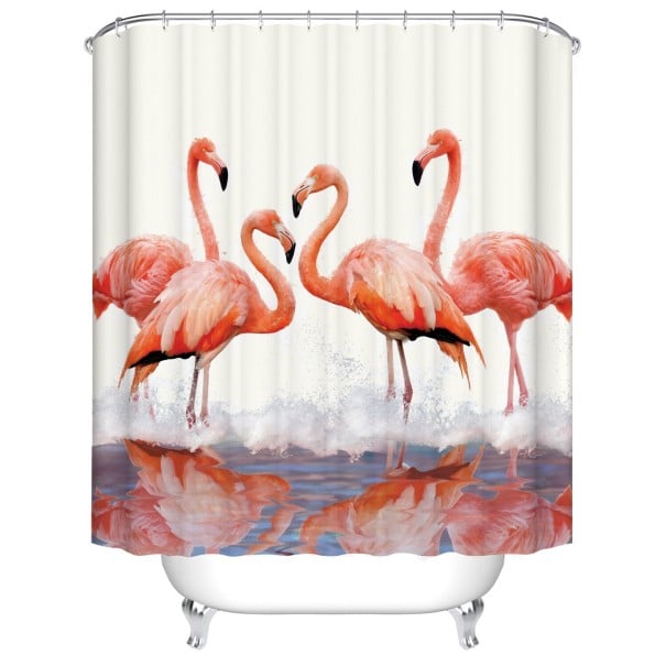 Flamingo-Duschvorhang XL 2