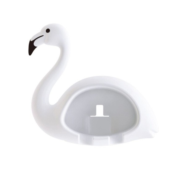 Flamingo tandbørsteholder hvid