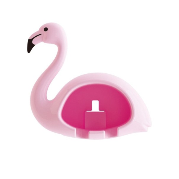 Flamingo-Zahnbürstenhalter rosa