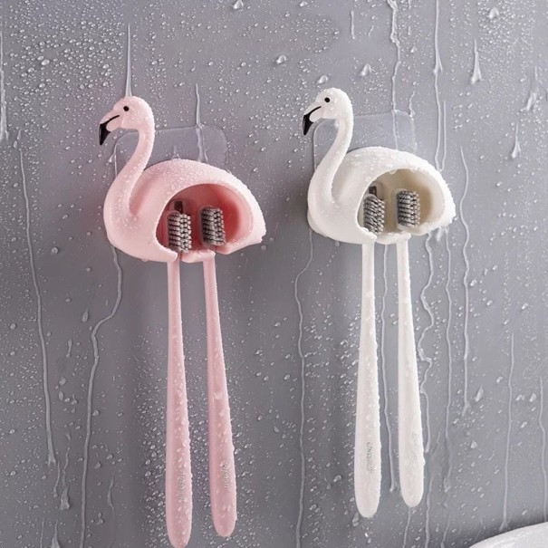Flamingotandborsthållare