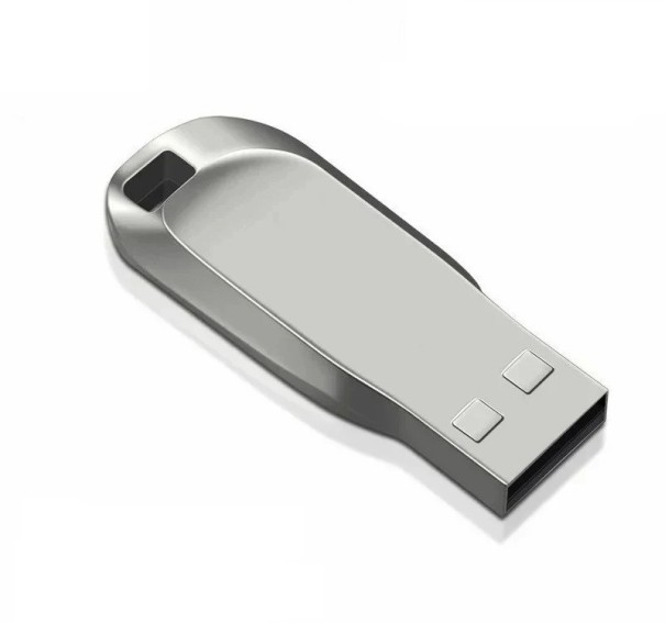 Flash disk 2 TB vysokorychlostní, kompaktní, voděodolný, rychlost přenosu 25-60 MB/s, rychlost zápisu 10-30 MB/s šedá