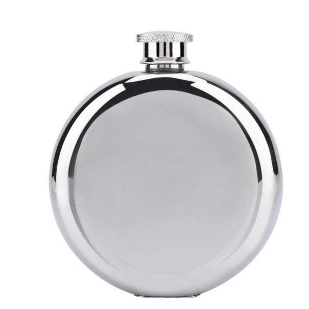 Flask rotonda in acciaio inox 150 ml 1