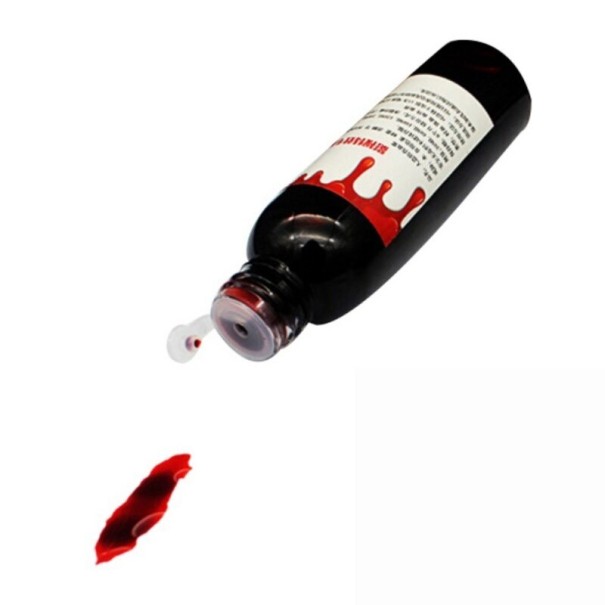 Flaske med kunstigt lysblod 30 ml 1