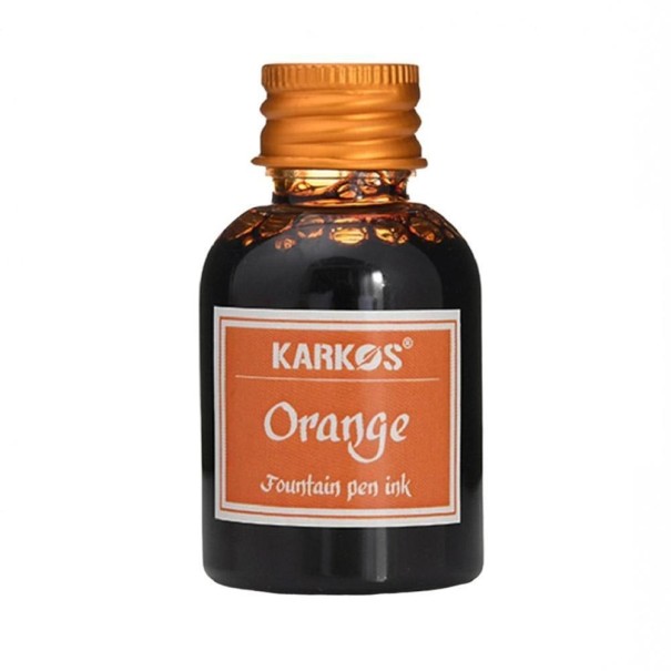 Fľaštičkový atrament do plniaceho pera oranžová