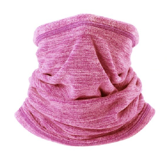 Fleece unisex halstørklæde J3205 rosa