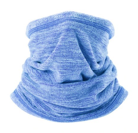 Fleece-unisex-kaulahuivi J3205 sininen