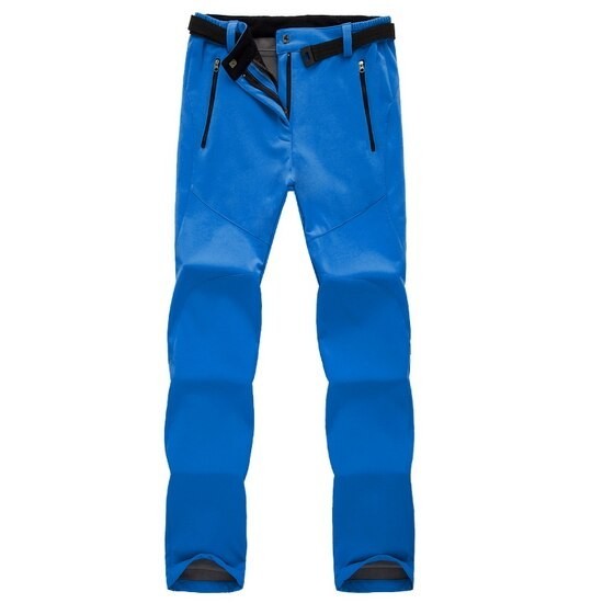 Fleecebroek voor dames blauw XL