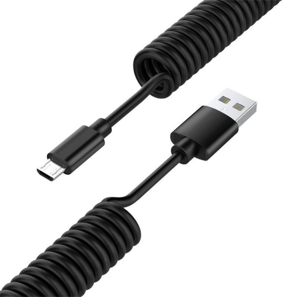 Fleksibelt USB til Micro USB / USB-C-kabel 1