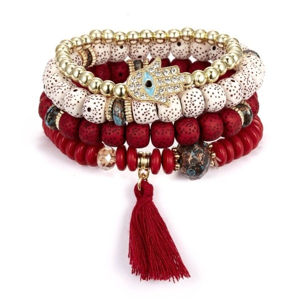 Flerlagersarmband för kvinnor H344 14