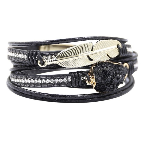 Flerlags armbånd med sten til kvinder 10