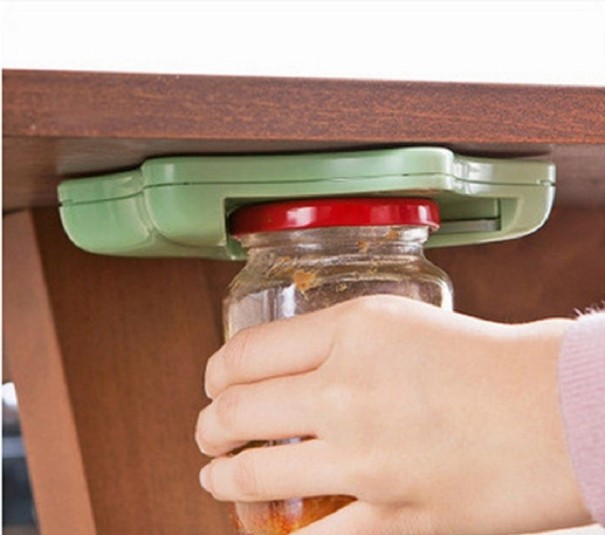 Flesopener voor aan de muur lichtgroen