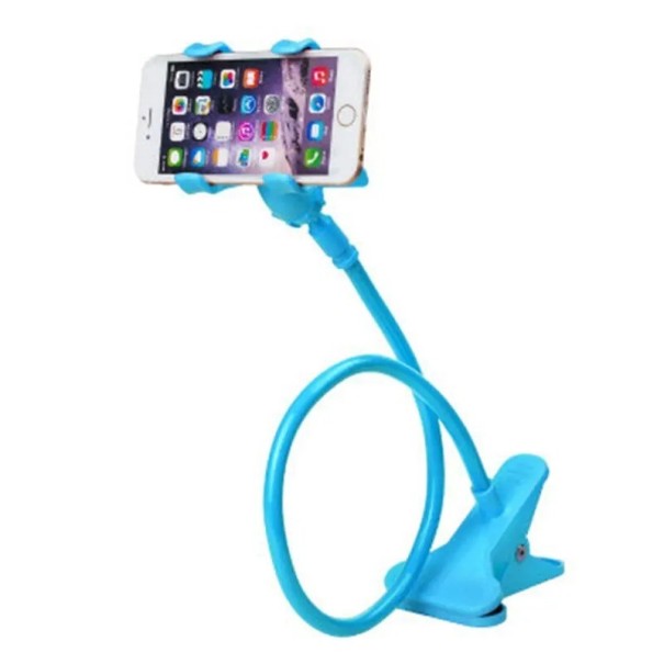 Flexibele telefoonhouder blauw