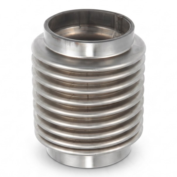 Flexibles Auspuffrohr 50,8 x 57 x 82 mm Wellenrohr Auspuff Edelstahl Silber Vibrationsdämpfung Universell für Auto 1