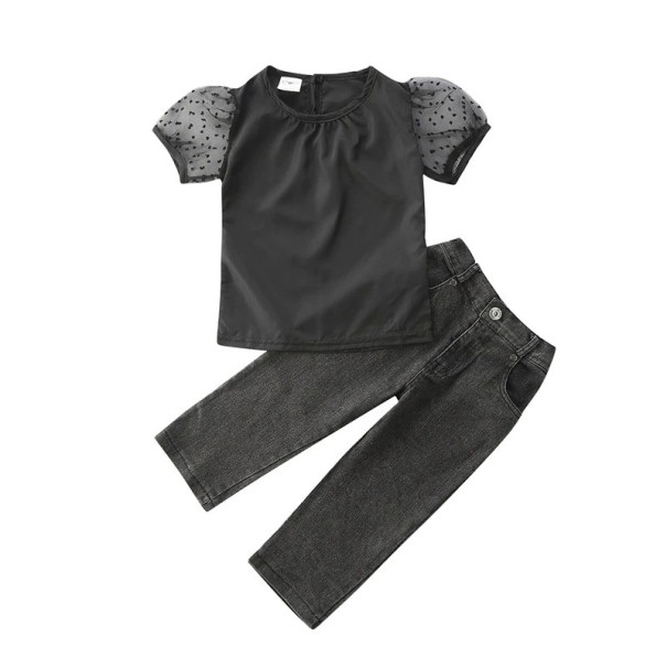 Flickblus och byxor L1438 2