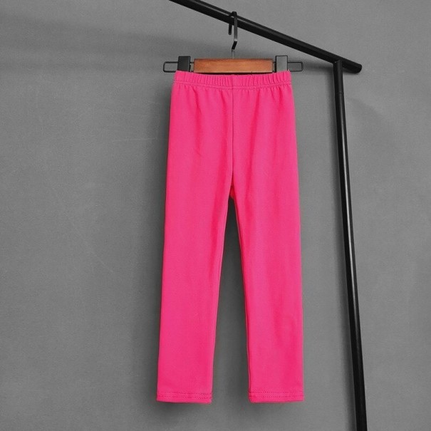 Flickleggings T2467 mörkrosa 4