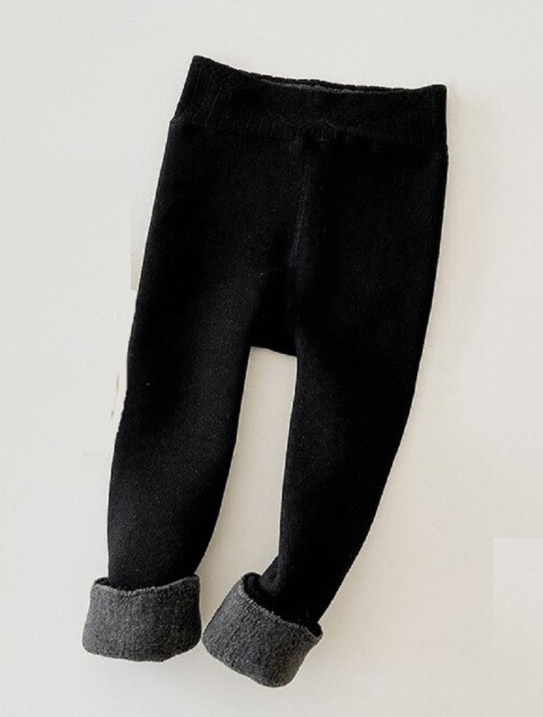 Flickleggings T2498 svart 8-12 år
