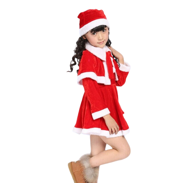 Flickornas fru Claus-dräkt