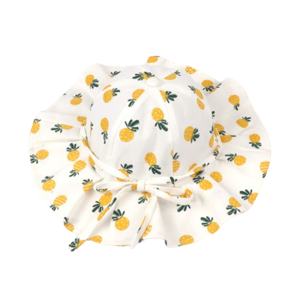 Flickors sommarhatt vit