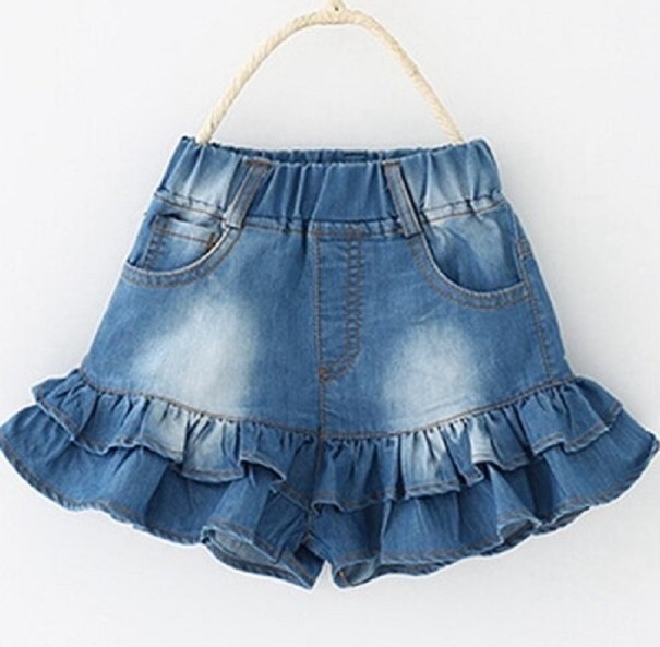 Flickshorts N694 ljusblå 6
