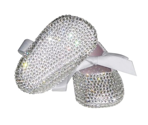 Flicktofflor med strass