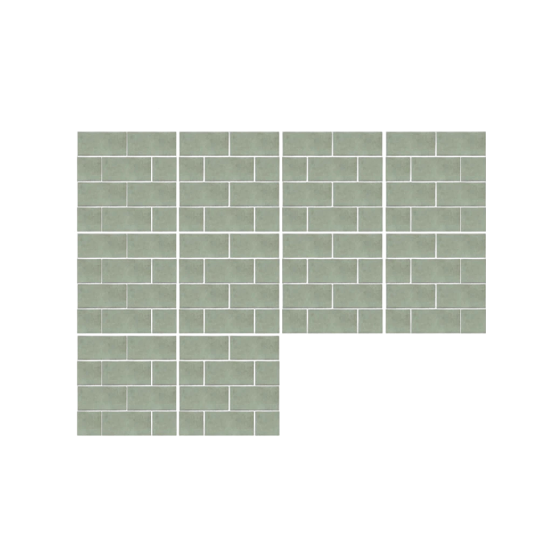 Fliesenaufkleber für Wandverkleidungen 15 x 15 cm PVC wasserfest 10 Stück dekorative Aufkleber für Küche Badezimmer Renovierung 1