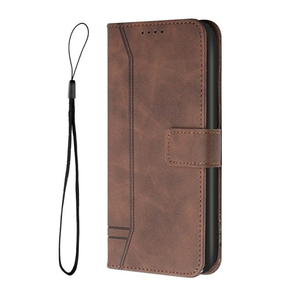 Flip-etui til Xiaomi Redmi Note 9 brun