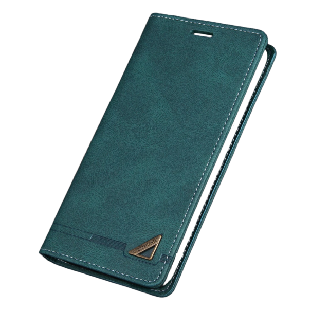 Flip-fodral till Xiaomi Redmi Note 9 N953 mörkgrön
