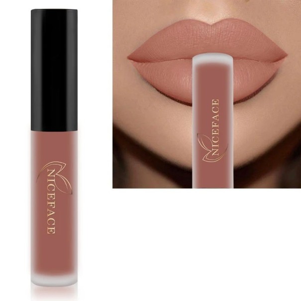 Fløjlsmat flydende læbestift med vandfast effekt Langtidsholdbar lipgloss Vandfast fløjlslæbestift 6