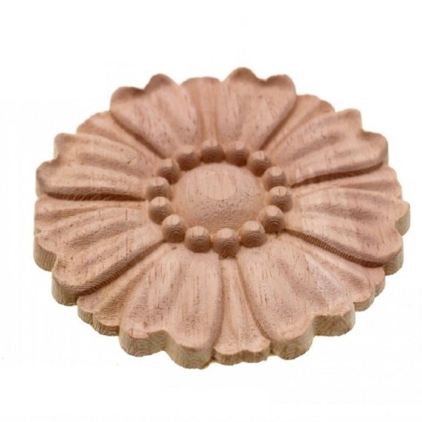 Flor decorativa tallada C568 15 cm