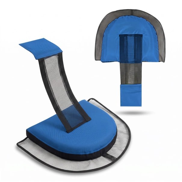 Flugt rampe til dyr til swimmingpool Flydende med netudgang 33 x 28 cm Rampe 42,5 cm PVC Blå Til redning af frøer og små dyr 1