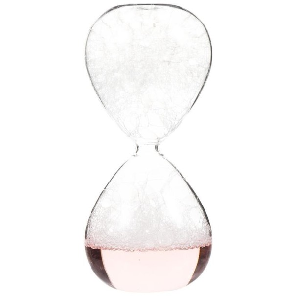 Flüssige Sanduhr G2099 rosa