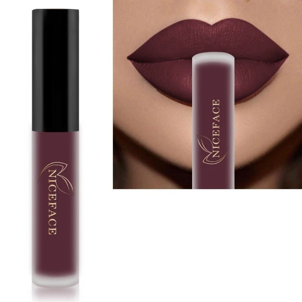 Fluweelmatte vloeibare lippenstift met waterproof effect Langhoudende lipgloss Waterdichte fluweelkleurige lippenstift 3